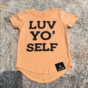 Tan Graphic Tee for Kids